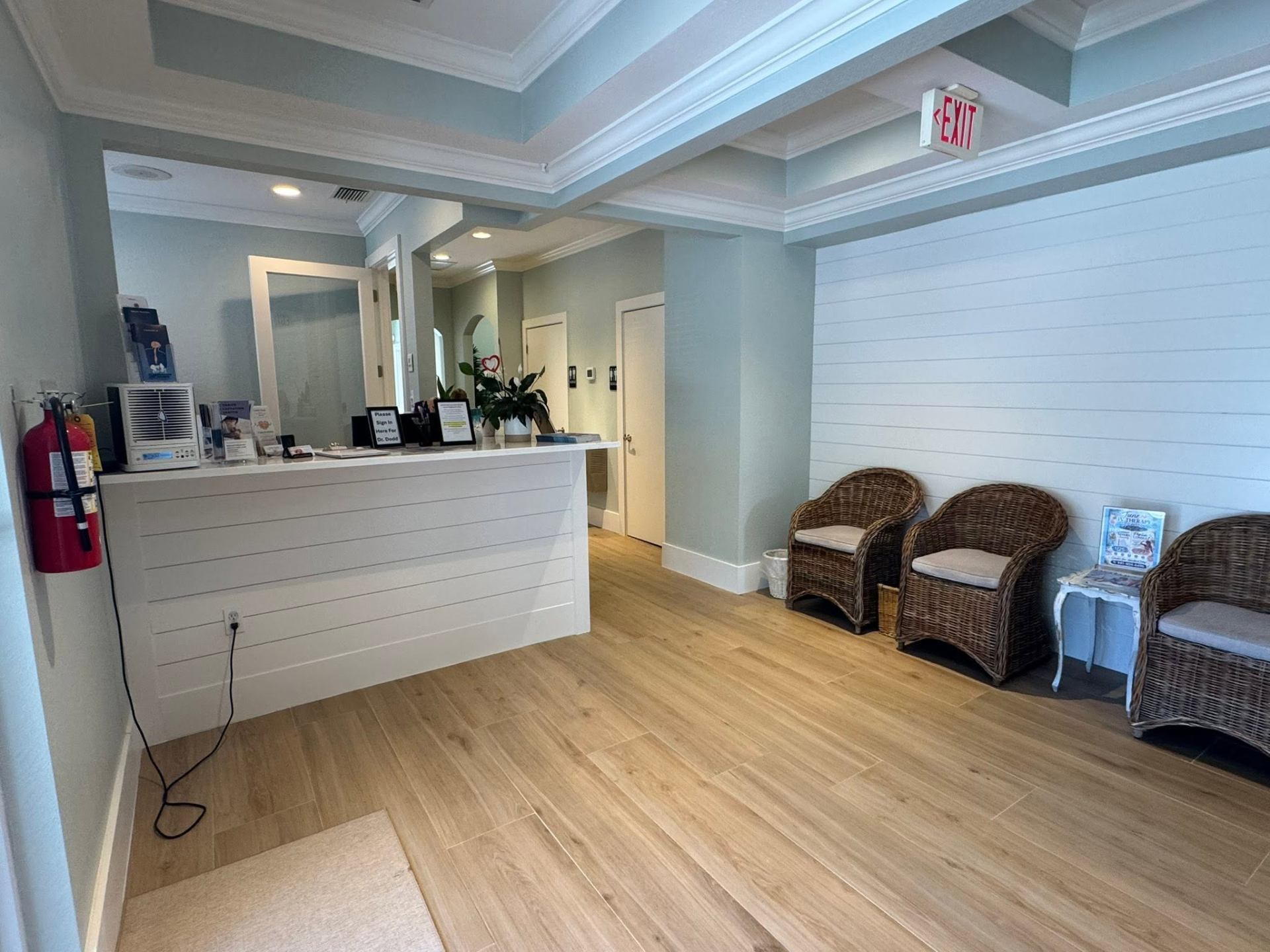 Reception at Fit for Life chiropractor in Naples, FL