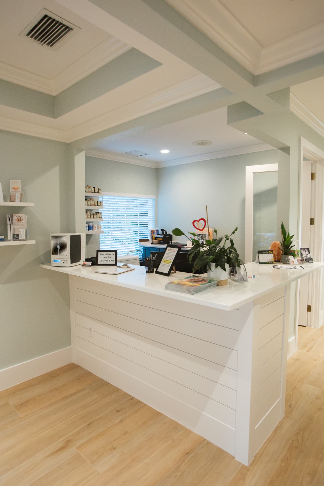 Reception at Fit for Life chiropractor in Naples, FL